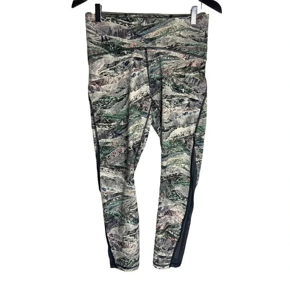 Lululemon Train Times Pant 25" Springscape Multi-sz 10 - Picture 3 of 6